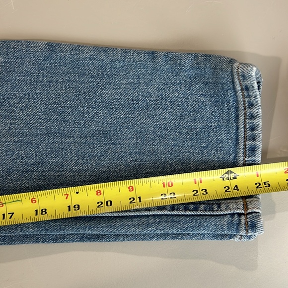 RE/DONE 90s Ankle Crop Jeans in Hazey Indigo Size 26 - Picture 11 of 13